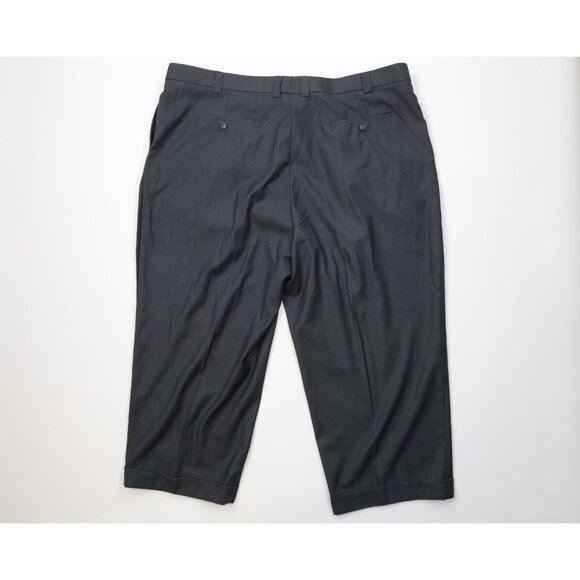 Caravelli Mens Size 54R Super 150s 3 Piece Suit Wedding Gray Pants 48x27 - Picture 16 of 16